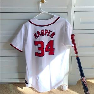 Kids Large Bryce Harper Nationals Baseball Jersey